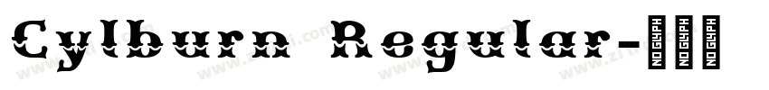 Cylburn Regular字体转换